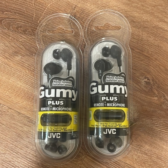 JVC Other - JVC Gumy Plus earbuds
